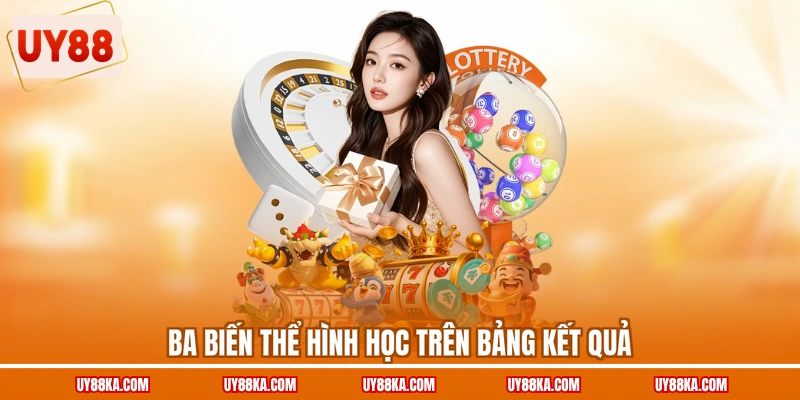 Ba biến thể hình học trên bảng kết quả