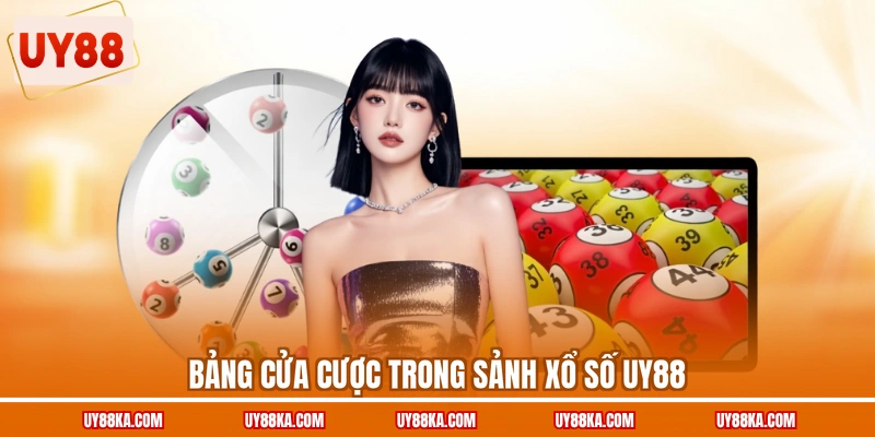 Bảng cửa cược trong sảnh xổ số UY88