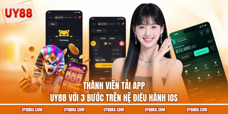 Thành viên tải app UY88 với 3 bước trên hệ điều hành iOS